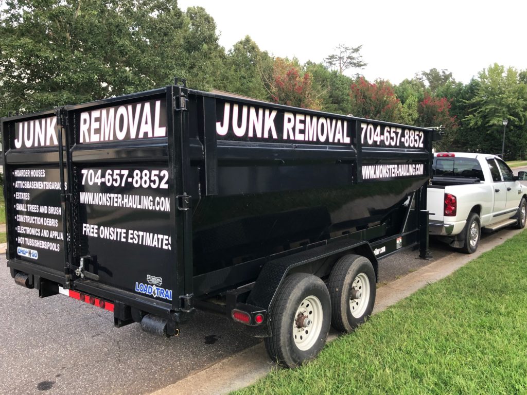 monster junk removal truck Harrisburg, NC